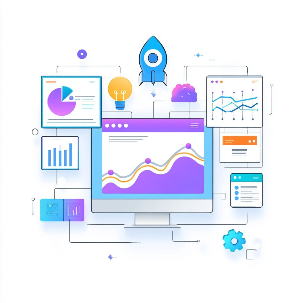 SaaS Product Launch case study - Digital marketing dashboard and analytics