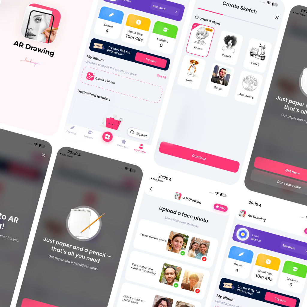 AR Drawing App case study - Augmented reality drawing and creative technology